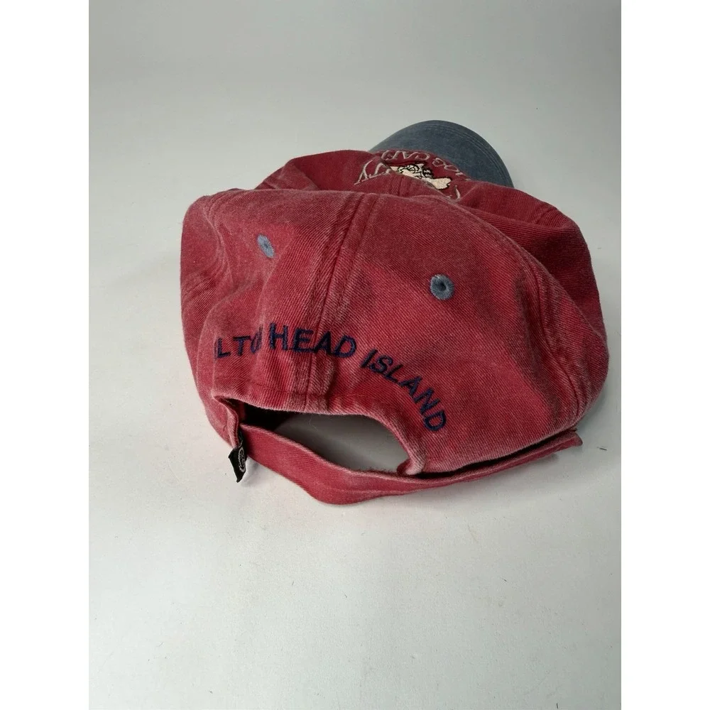 VTG Salty Dog Cafe Hilton Head Island Cap Hat Green Mens Womens Adjustable